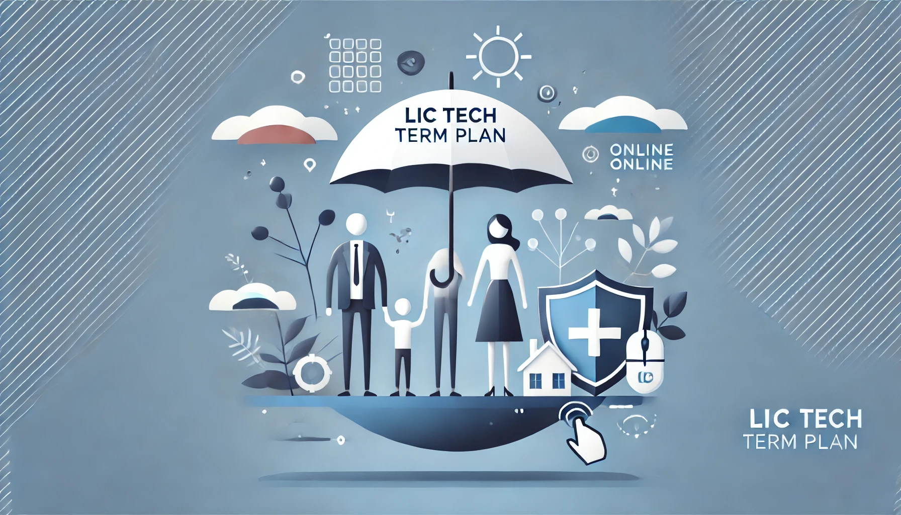 LIC Tech Term Plan - Affordable online term insurance offering high coverage and financial protection for families.