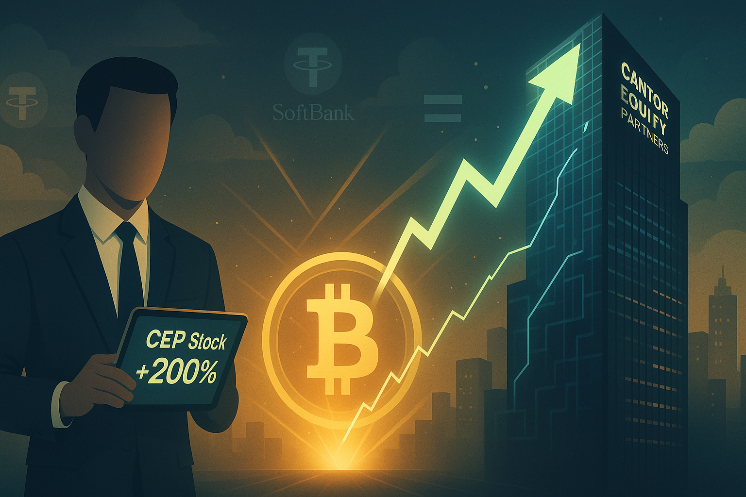 CEP stock price surges after Bitcoin merger – crypto meets Wall Street