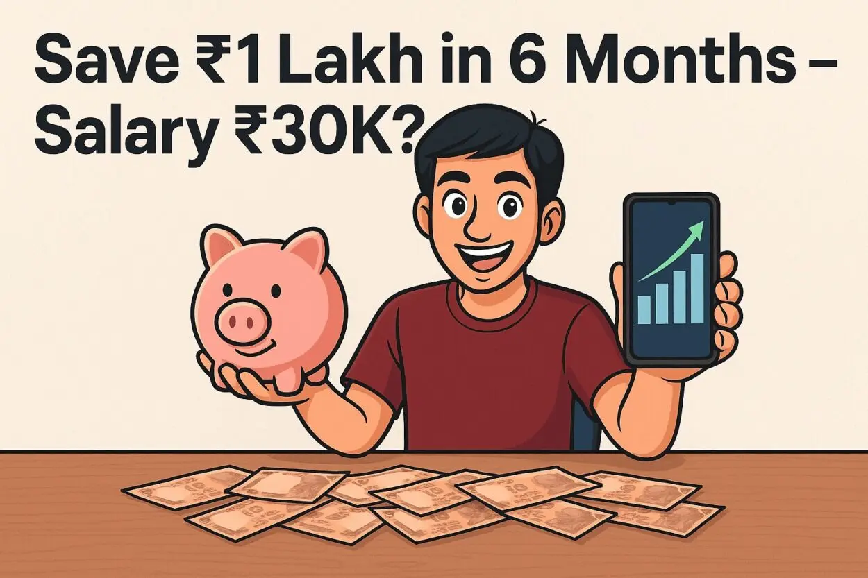 How to Save 1 Lakh in 6 Months