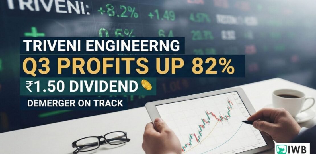 Triveni Engineering Q3 Surge: 82% Profit Jump & ₹1.50 Dividend Declared